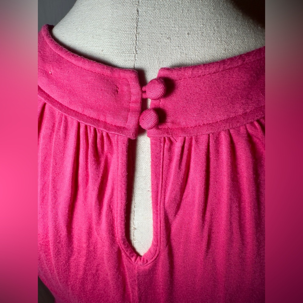 Calvin Klein Pink Lace Bodice Maxi Dress Size 6 - Picture 7 of 11